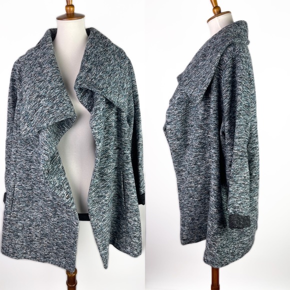 BB DAKOTA Teal Marled Knit Jacket - Picture 5 of 7